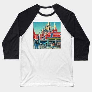 Retro Magic Kingdom (that never was) Baseball T-Shirt